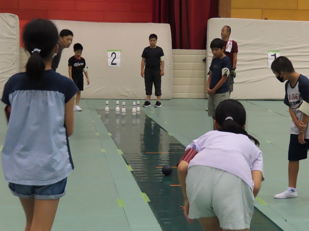 試合中の光景