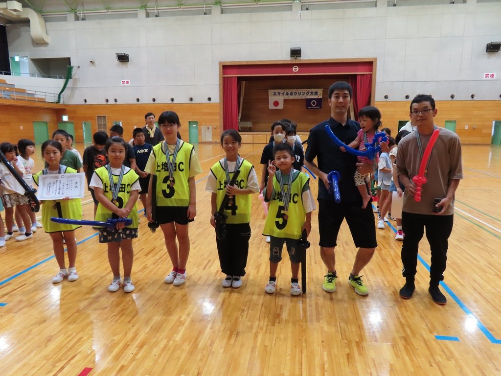 第3位の上増田町チーム